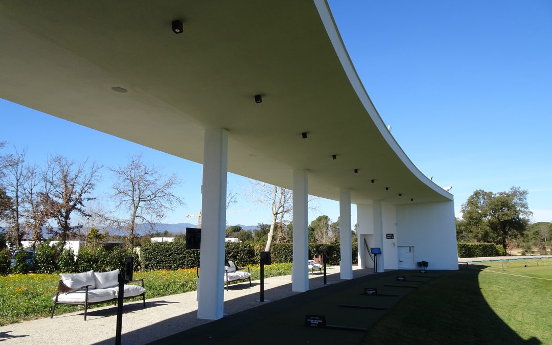 Espacio para práctica del golf en Caldas de Malavella